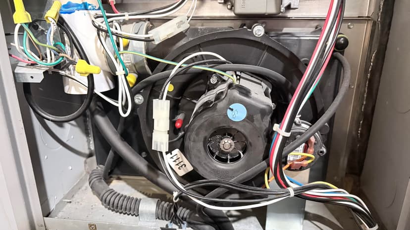 install homeowner-supplied inducer motor