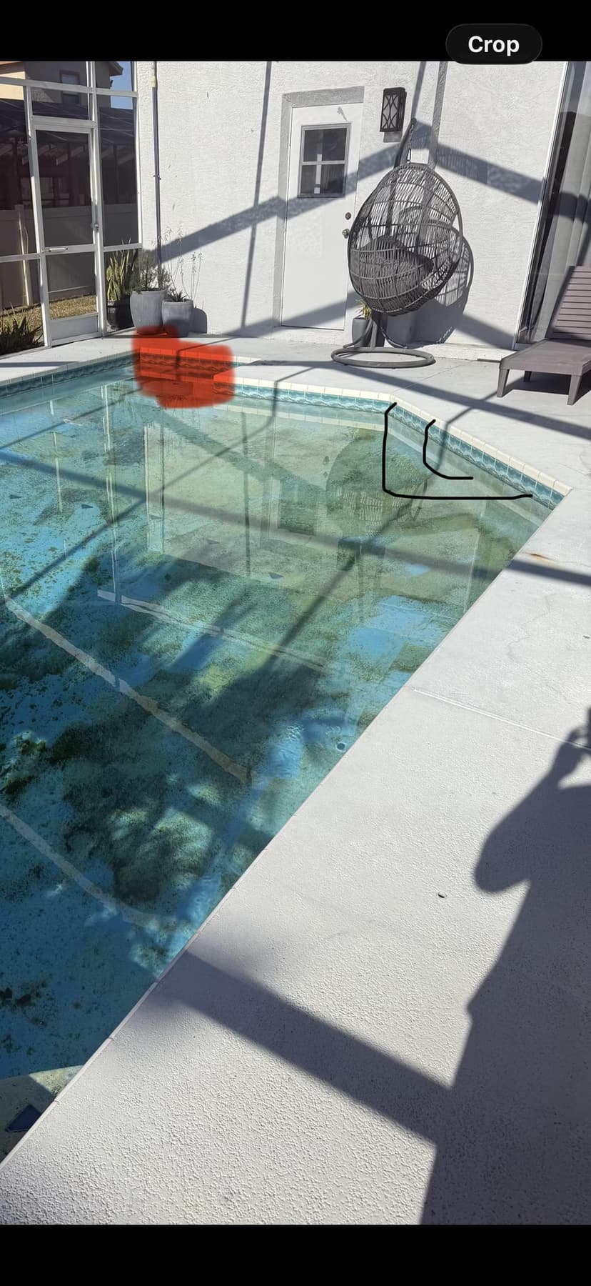 modify pool steps to wedding cake style