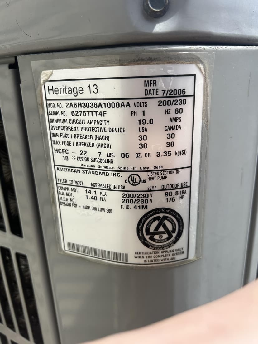 replace the heat pump fan motor