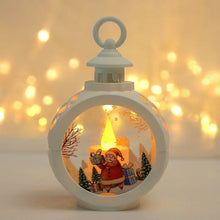 Santa Lantern Wind Lights Christmas Tree