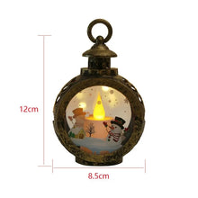 Santa Lantern Wind Lights Christmas Tree