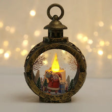 Santa Lantern Wind Lights Christmas Tree